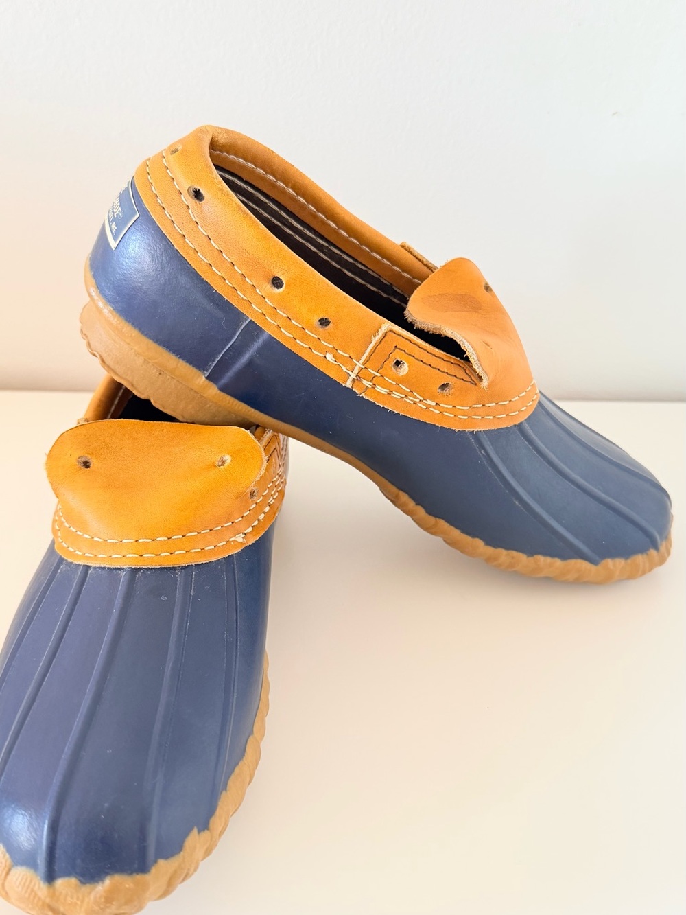L.L. Bean Duck Boots Shoes Slip-On Rubber Mocs USA sz 10 Large  women